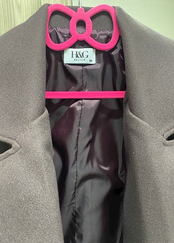 Düğmeli Kahverengi kısa kaban - Görsel 9