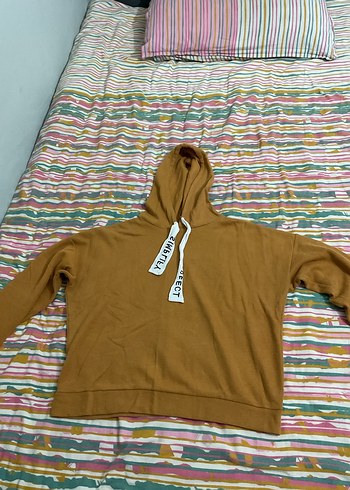 Kapüşonlu, Uzun Kollu Kadın Sweatshirt