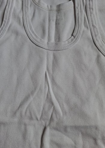 Beyaz Çocuk Atlet 4'lü Paket - Görsel 2