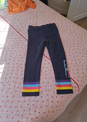 Renkli Baskılı Kız Tayt - Görsel 6