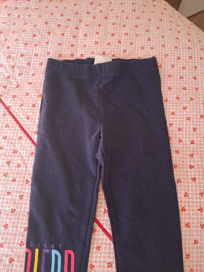 Renkli Baskılı Kız Tayt - Görsel 3