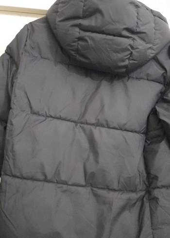 Siyah Fermuarlı Kadın Kışlık Mont - Görsel 3