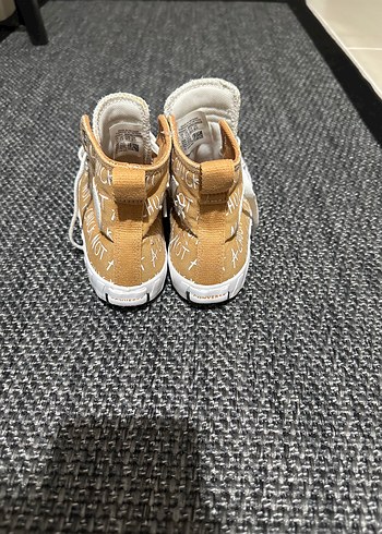 Yazılı Desenli Sarı çocuk Spor Ayakkabı - Görsel 6