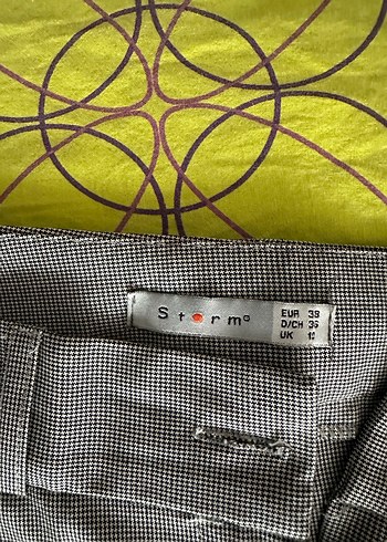 Gri Pilili Kadın Kumaş Pantolon - Görsel 4