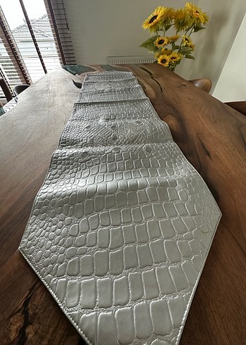 Uzun Gri Yılan Desenli - Görsel 6