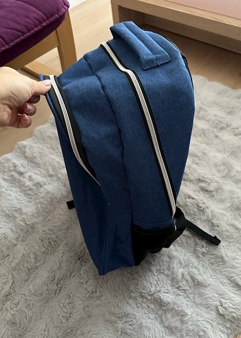 Mavi Çocuk Okul Çantası İstanbul Yazılı - Görsel 3