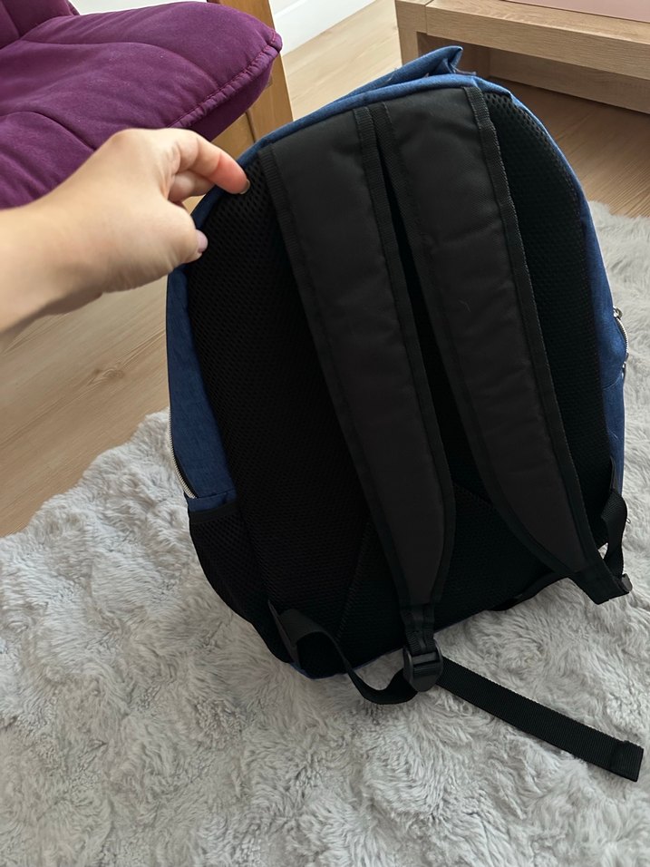 Mavi Çocuk Okul Çantası İstanbul Yazılı - Görsel 4