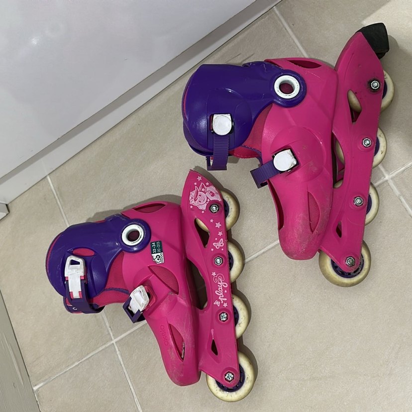 Mor ve Pembe Renkli Bağcıksız Patenciler - Görsel 2