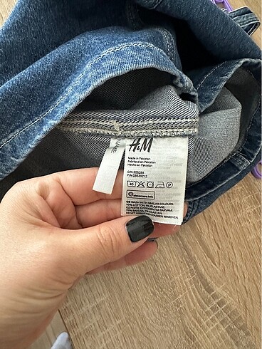 6 Yaş Beden H&M çocuk denim elbise