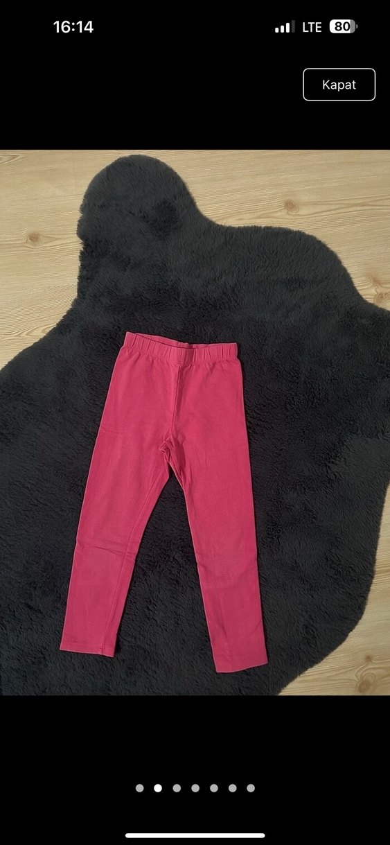 Kızlar için Çok Renkli Sade Tayt Seti - Görsel 2