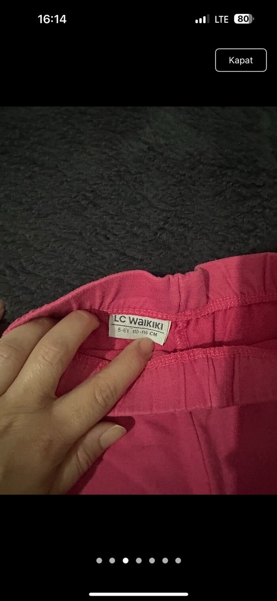 Kızlar için Çok Renkli Sade Tayt Seti - Görsel 3