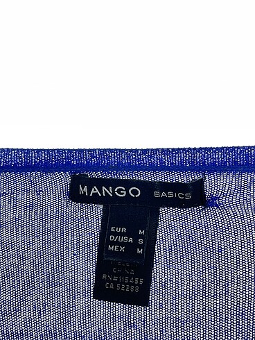 m Beden mavi Renk Mango Bluz %70 İndirimli.
