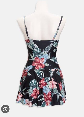 Çiçek Desenli etekli mayo - Görsel 2