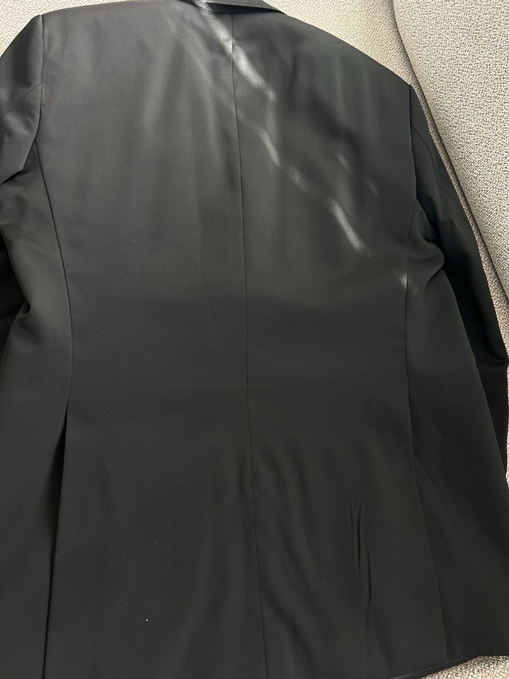 Siyah Erkek Kruvaze Takım Elbise - Görsel 4