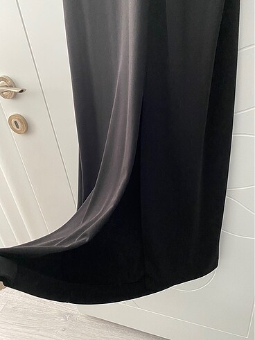 l Beden siyah Renk Zara Drape Detaylı Elbise