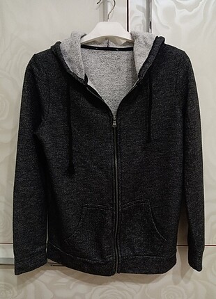 Kadın fermuarlı sweatshirt