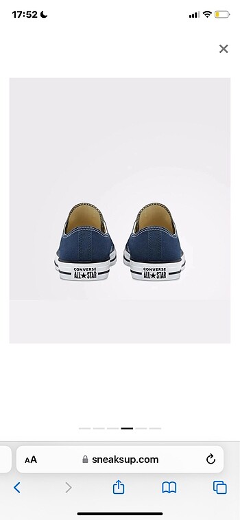 40 Beden lacivert Renk Converse chuck taylor all star