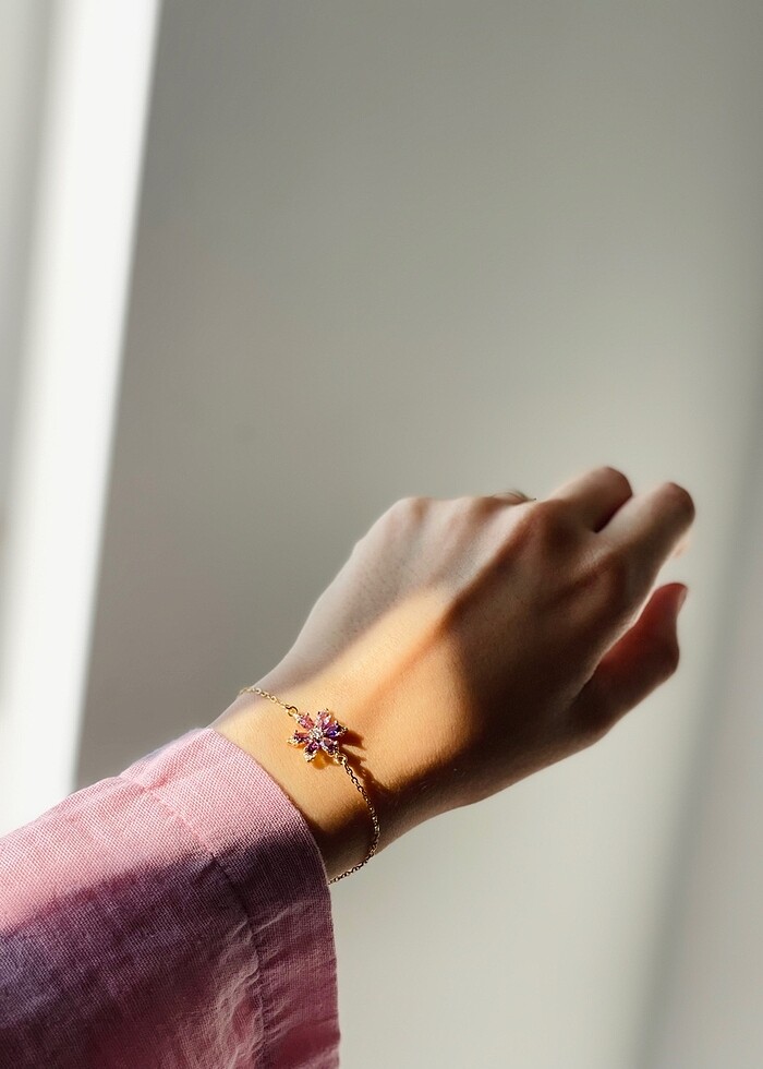 Gold bileklik ve kolye seti - Görsel 2