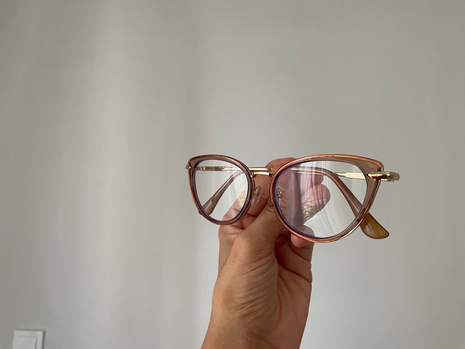 Şeffaf Kahverengi Optik Kadın Gözlüğü - Görsel 4