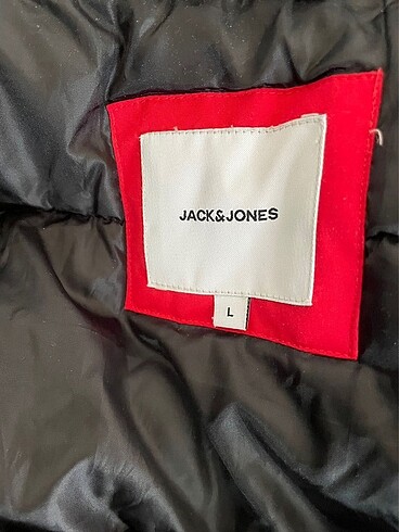 l Beden bordo Renk jack&jones erkek su gecirmez sisme mont