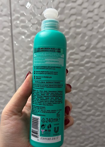 Elidor 7/24 Belirgin Bukleler Saç Kremi - Görsel 2