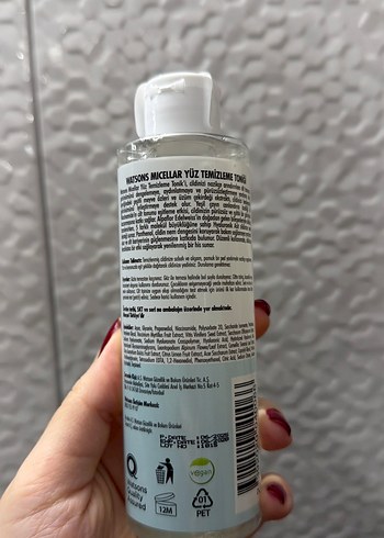 Watsons Nemlendirici Micellar Tonik 200 ml - Görsel 2