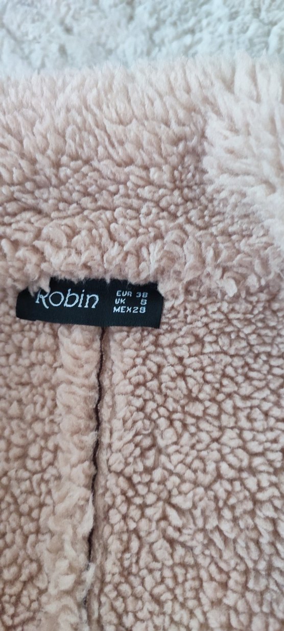 Kürklü Kahverengi Deri Kadın Ceket - Görsel 4