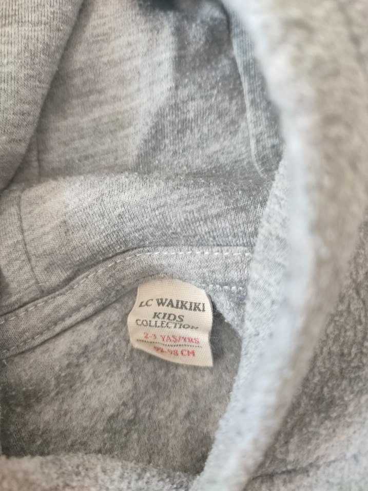 Kız Çocuk Kapüşonlu Tie-Dye Desenli Mont - Görsel 5