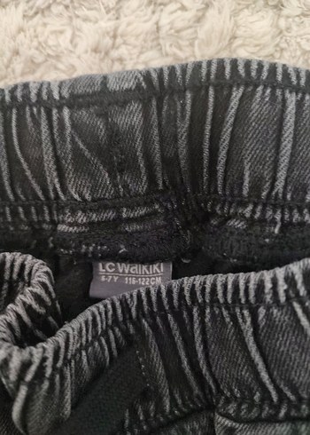 Erkek Gri Bol Kesim Denim Pantolon - Görsel 2