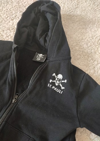 Erkek Siyah Fermuarlı Sweatshirt ve Eşofman Takımı - Görsel 4