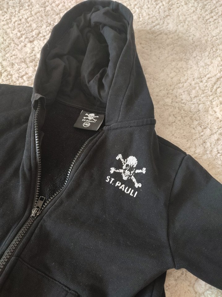 Erkek Siyah Fermuarlı Sweatshirt ve Eşofman Takımı - Görsel 4