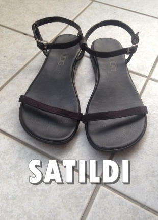 Mudo Siyah Sandalet