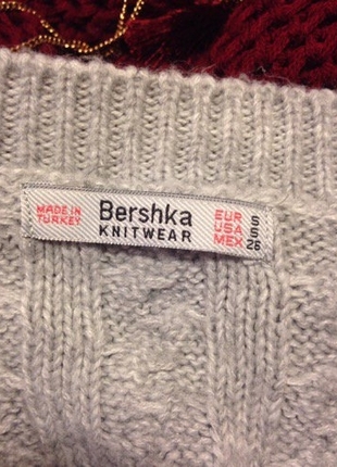 s Beden gri Renk BERSHKA kışlık elbise