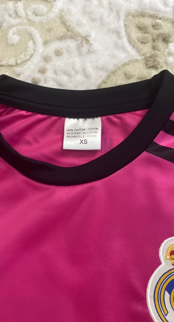 Kız Pembe Kısa Kollu Spor Forma Takımı - Görsel 3