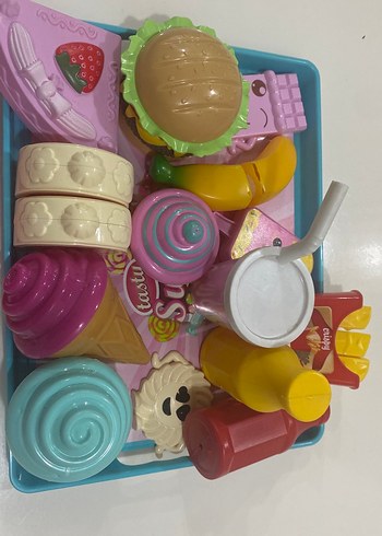 Pastel Renkli Oyuncak Mutfak Seti - Görsel 4