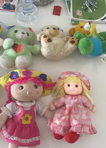 Pastel Renkli Peluş Oyuncaklar Seti - Görsel 3