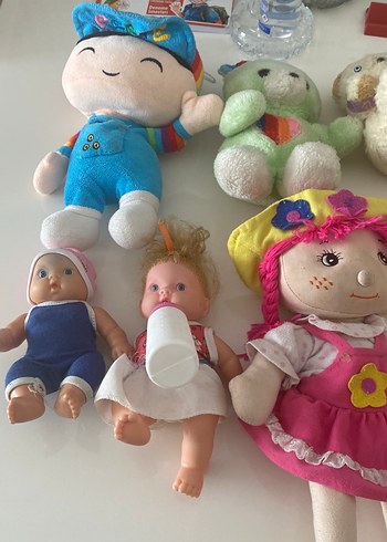 Pastel Renkli Peluş Oyuncaklar Seti - Görsel 2