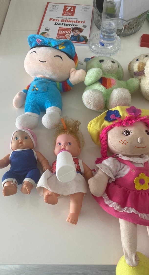 Pastel Renkli Peluş Oyuncaklar Seti - Görsel 2