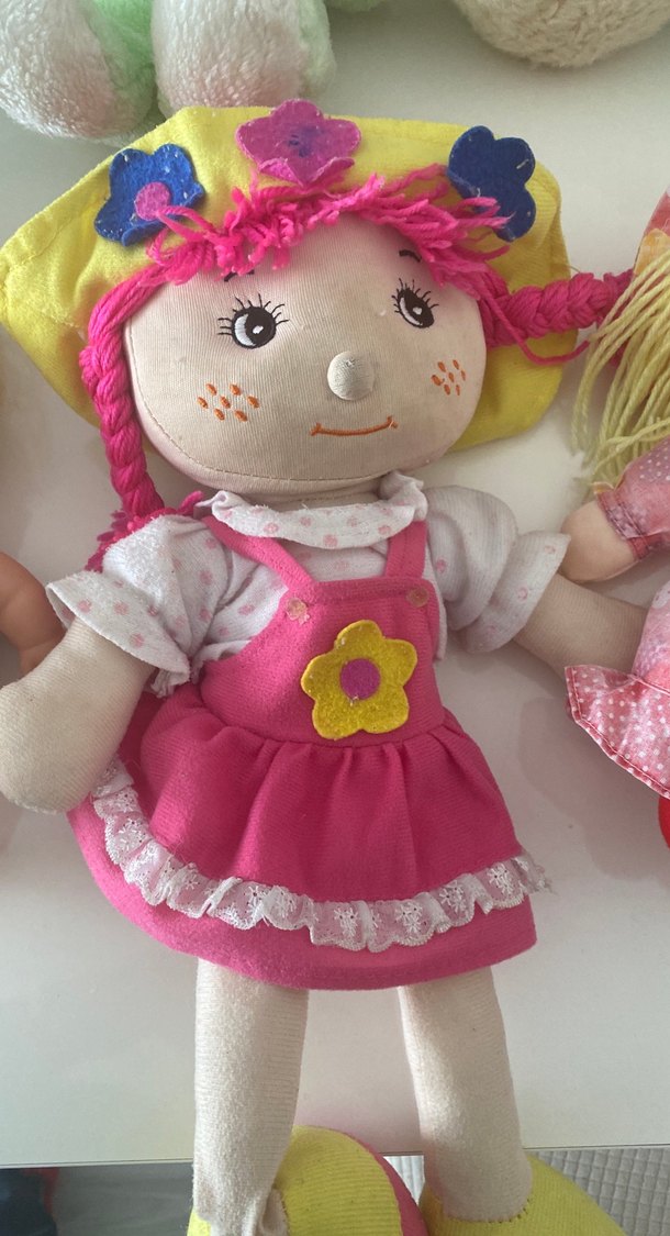 Pastel Renkli Peluş Oyuncaklar Seti - Görsel 5