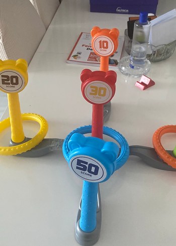 Renkli Eğitici Hayvan Figürlü Halka Atma Oyuncağı - Görsel 4