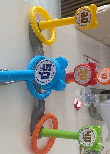 Renkli Eğitici Hayvan Figürlü Halka Atma Oyuncağı - Görsel 3