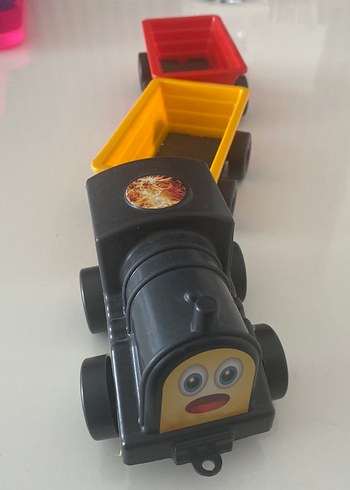 Çok Renkli Oyuncak tren Seti - Görsel 5