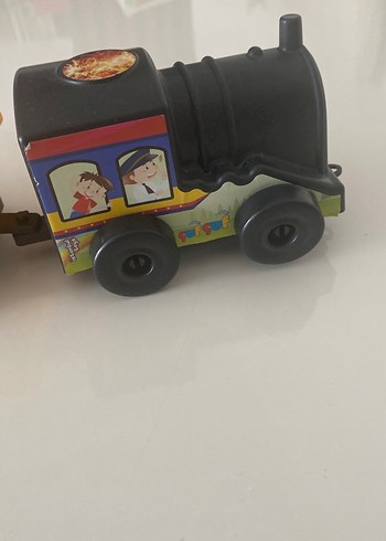 Çok Renkli Oyuncak tren Seti - Görsel 2
