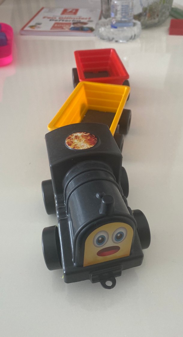 Çok Renkli Oyuncak tren Seti - Görsel 5