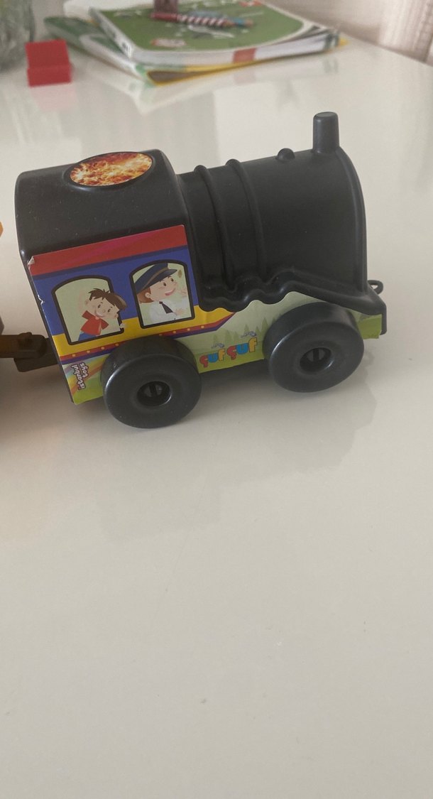 Çok Renkli Oyuncak tren Seti - Görsel 2