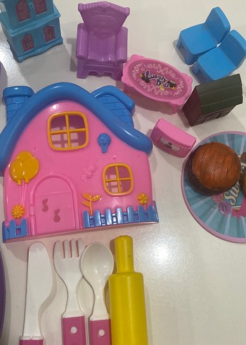 Renkli Oyuncak Mutfak Seti ve Aksesuarları - Görsel 5