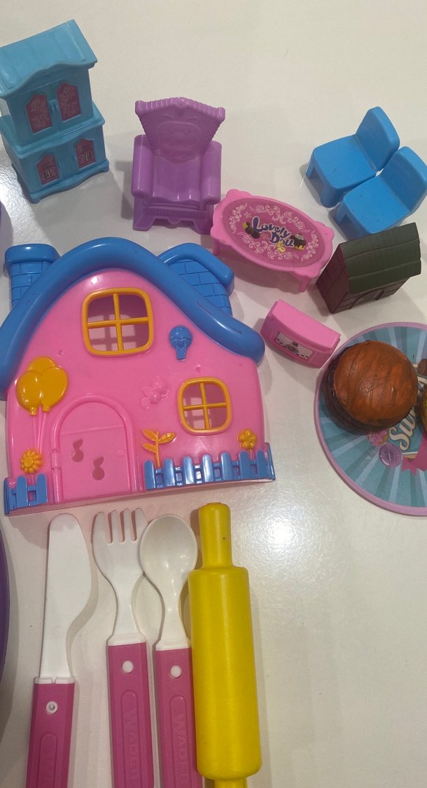 Renkli Oyuncak Mutfak Seti ve Aksesuarları - Görsel 5