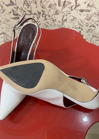 37 Beden beyaz Renk Beyaz Parlak Stiletto Topuklu Kadın Ayakkabı