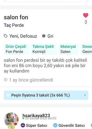 salon fon perde - Görsel 8