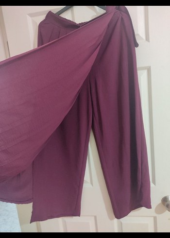 Bordo Pilili Uzun Kadın Etek - Görsel 11